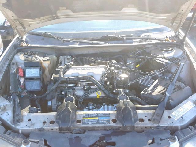 2G1WF52E759342596 - 2005 CHEVROLET IMPALA SILVER photo 7