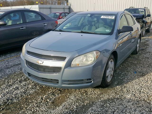 1G1ZG57B984236568 - 2008 CHEVROLET MALIBU LS BLUE photo 2