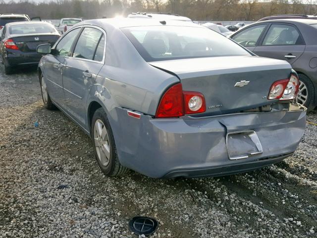 1G1ZG57B984236568 - 2008 CHEVROLET MALIBU LS BLUE photo 3