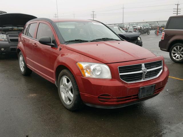 1B3HB48A29D142312 - 2009 DODGE CALIBER SX RED photo 1