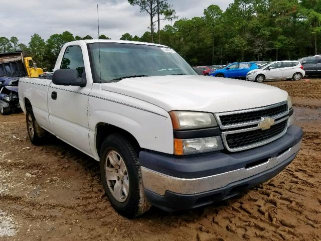 3GCEC14X66G216773 - 2006 CHEVROLET SILVERADO WHITE photo 1