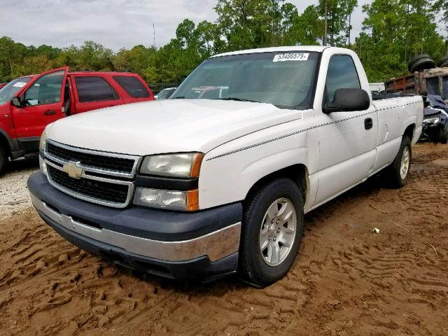 3GCEC14X66G216773 - 2006 CHEVROLET SILVERADO WHITE photo 2