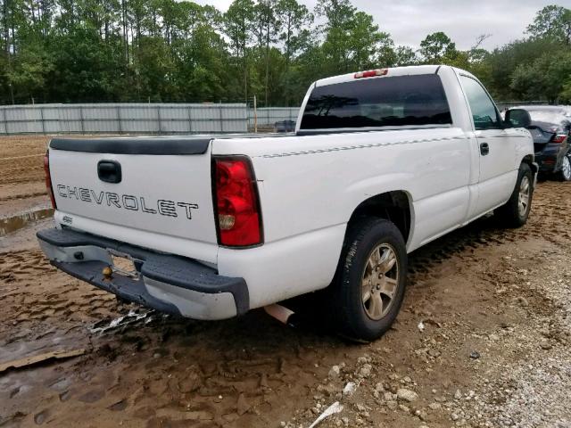 3GCEC14X66G216773 - 2006 CHEVROLET SILVERADO WHITE photo 4