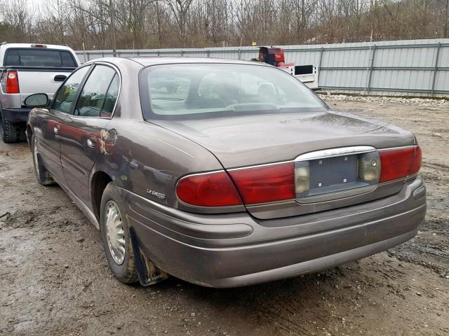 1G4HP54K82U265800 - 2002 BUICK LESABRE CU BROWN photo 3