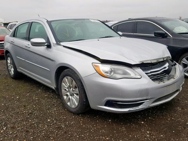 1C3CCBAG8CN316575 - 2012 CHRYSLER 200 LX SILVER photo 1