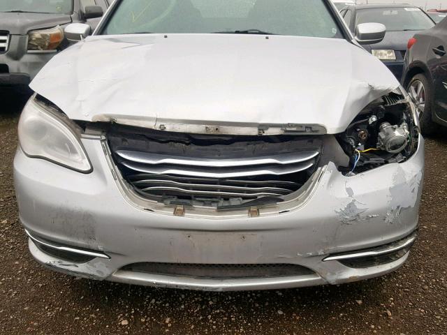 1C3CCBAG8CN316575 - 2012 CHRYSLER 200 LX SILVER photo 9