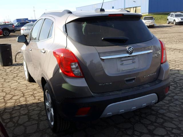 KL4CJBSB3FB125053 - 2015 BUICK ENCORE CON BROWN photo 3