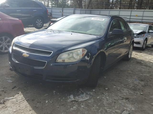 1G1ZB5EB0AF211019 - 2010 CHEVROLET MALIBU LS 蓝色 照片 2