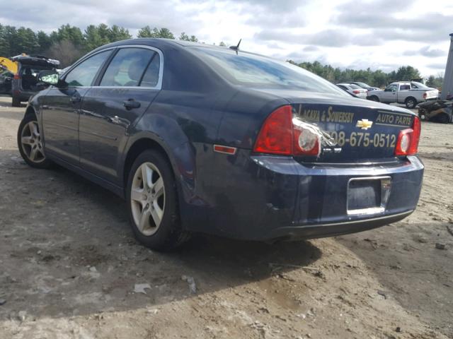 1G1ZB5EB0AF211019 - 2010 CHEVROLET MALIBU LS 蓝色 照片 3