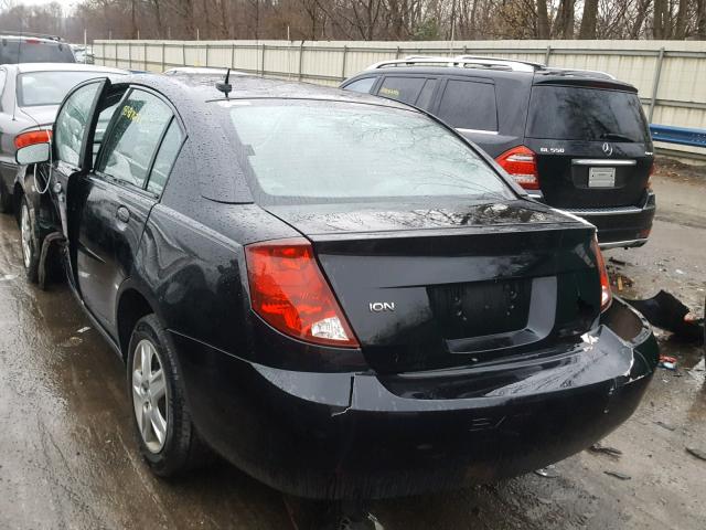 1G8AJ55F26Z127634 - 2006 SATURN ION LEVEL BLACK photo 3
