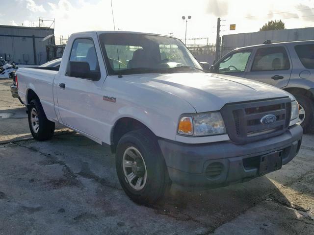 1FTYR10D39PA44340 - 2009 FORD RANGER WHITE photo 1