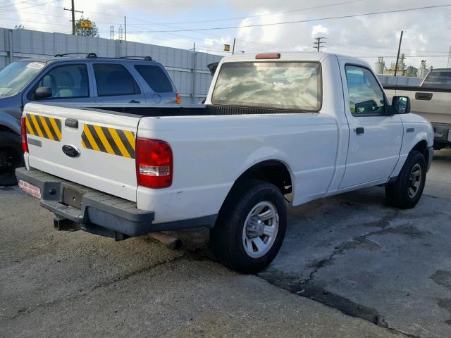 1FTYR10D39PA44340 - 2009 FORD RANGER WHITE photo 4