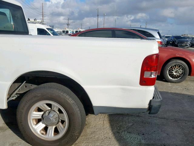 1FTYR10D39PA44340 - 2009 FORD RANGER WHITE photo 9