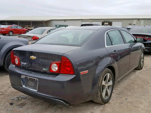 1G1ZC5EU3BF147025 - 2011 CHEVROLET MALIBU 1LT ნაცრისფერი ფოტო 4