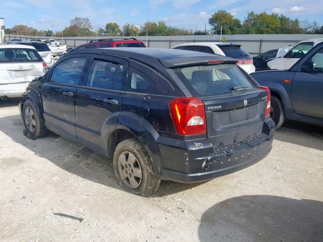 1B3HB28A99D172914 - 2009 DODGE CALIBER SE BLACK photo 3