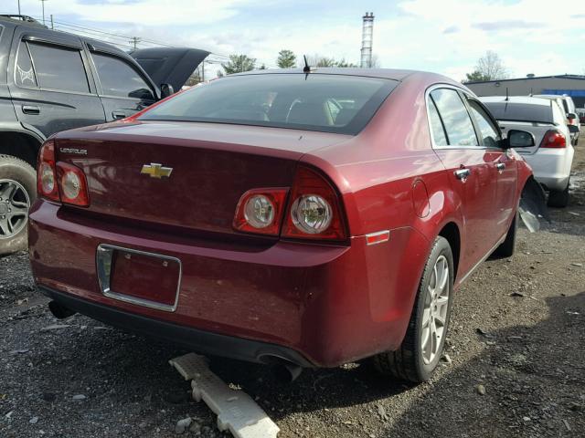 1G1ZK57729F128177 - 2009 CHEVROLET MALIBU LTZ მუქწითელი ფოტო 4
