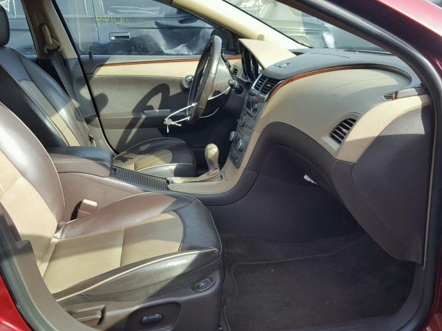 1G1ZK57729F128177 - 2009 CHEVROLET MALIBU LTZ მუქწითელი ფოტო 5