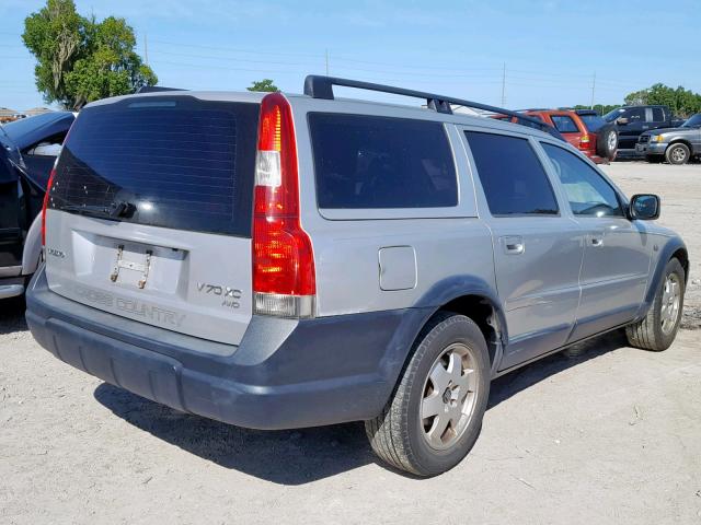 YV1SZ58D611007723 - 2001 VOLVO V70 XC SILVER photo 4