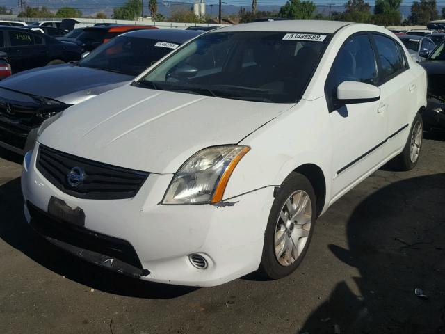 3N1AB6AP2AL727449 - 2010 NISSAN SENTRA 2.0 WHITE photo 2