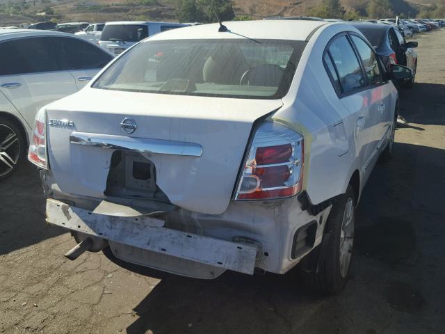 3N1AB6AP2AL727449 - 2010 NISSAN SENTRA 2.0 WHITE photo 4