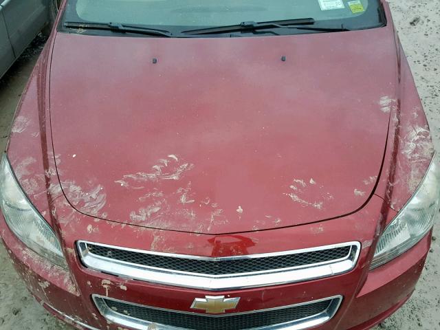 1G1ZJ57709F201517 - 2009 CHEVROLET MALIBU 2LT RED photo 7