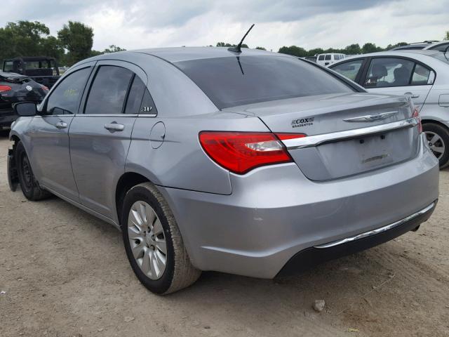 1C3CCBAB1DN641879 - 2013 CHRYSLER 200 LX GRAY photo 3