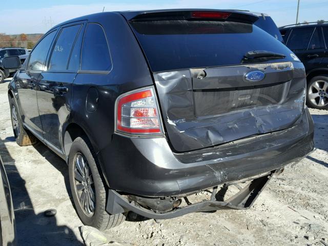 2FMDK38C87BB20161 - 2007 FORD EDGE SEL BLACK photo 3