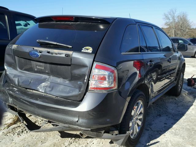 2FMDK38C87BB20161 - 2007 FORD EDGE SEL BLACK photo 4