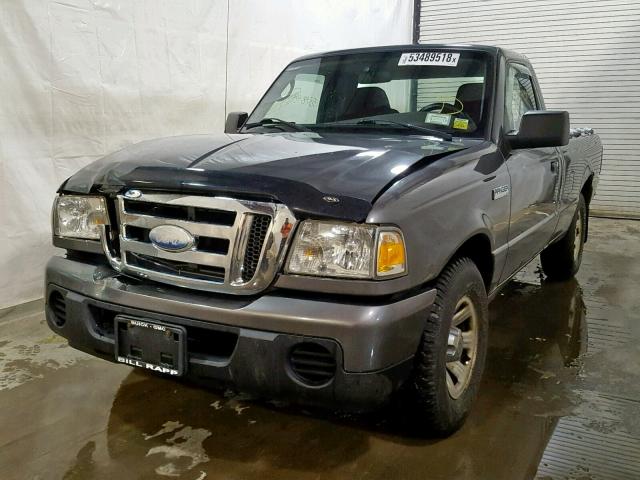 1FTYR10D49PA24744 - 2009 FORD RANGER CHARCOAL photo 2