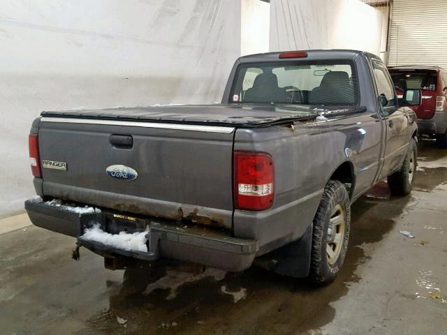 1FTYR10D49PA24744 - 2009 FORD RANGER CHARCOAL photo 4