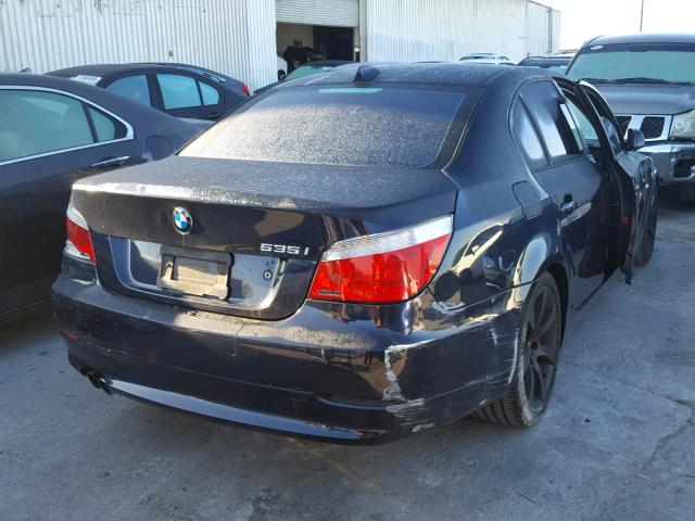 WBANW13518CZ84042 - 2008 BMW 535 I BLUE photo 4