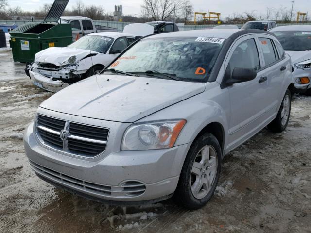 1B3HB48B68D656235 - 2008 DODGE CALIBER SX SILVER photo 2