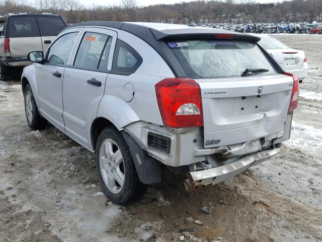 1B3HB48B68D656235 - 2008 DODGE CALIBER SX SILVER photo 3