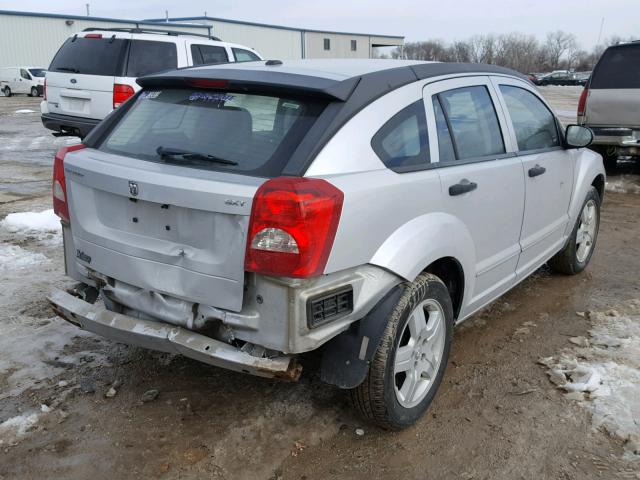 1B3HB48B68D656235 - 2008 DODGE CALIBER SX SILVER photo 4