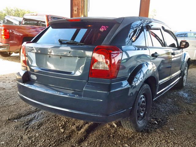 1B3HB28B28D645186 - 2008 DODGE CALIBER BLUE photo 4