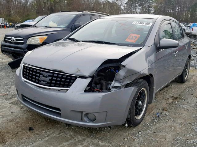 3N1AB61EX8L698176 - 2008 NISSAN SENTRA 2.0 SILVER photo 2