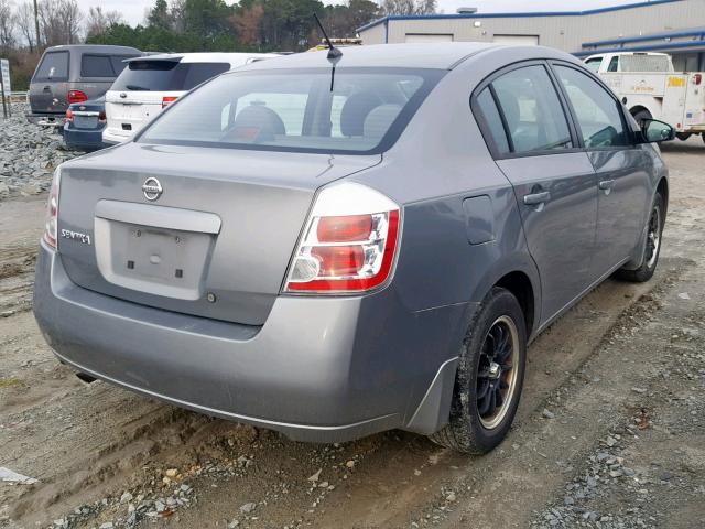 3N1AB61EX8L698176 - 2008 NISSAN SENTRA 2.0 SILVER photo 4