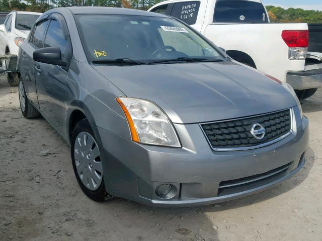 3N1AB61E48L733522 - 2008 NISSAN SENTRA 2.0 GRAY photo 1