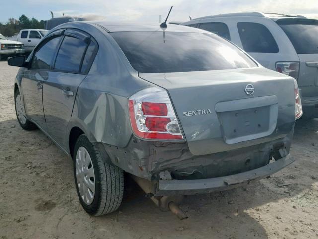 3N1AB61E48L733522 - 2008 NISSAN SENTRA 2.0 GRAY photo 3