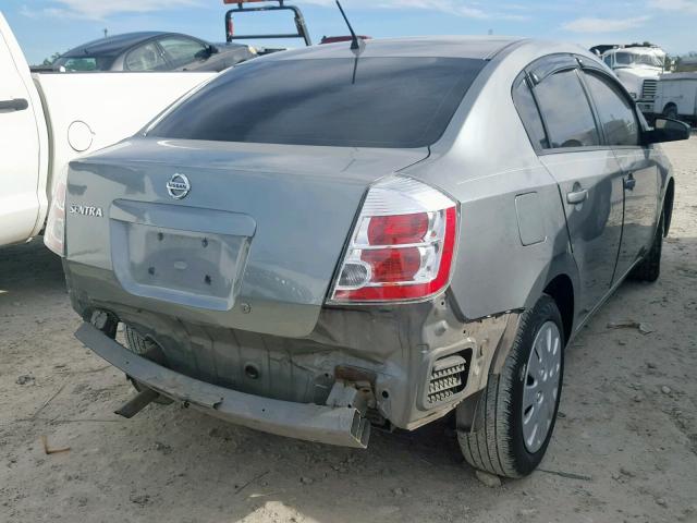 3N1AB61E48L733522 - 2008 NISSAN SENTRA 2.0 GRAY photo 4