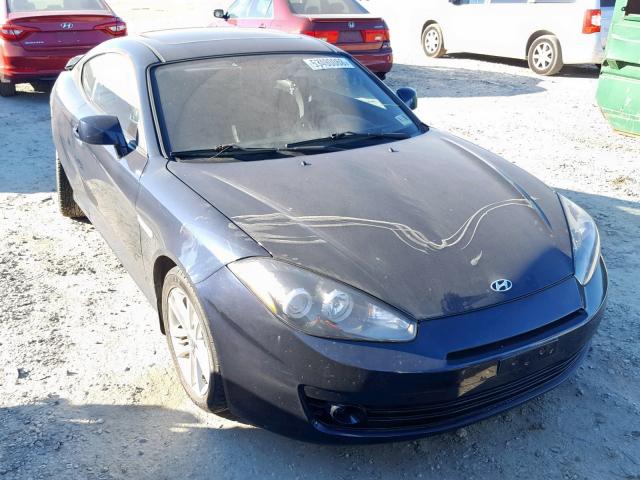 KMHHM66D08U290602 - 2008 HYUNDAI TIBURON GS BLUE photo 1