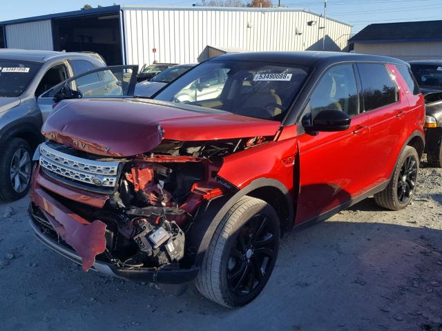 SALCR2BG1HH688170 - 2017 LAND ROVER DISCOVERY RED photo 2