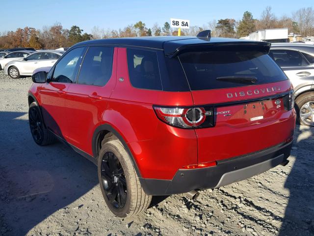 SALCR2BG1HH688170 - 2017 LAND ROVER DISCOVERY RED photo 3