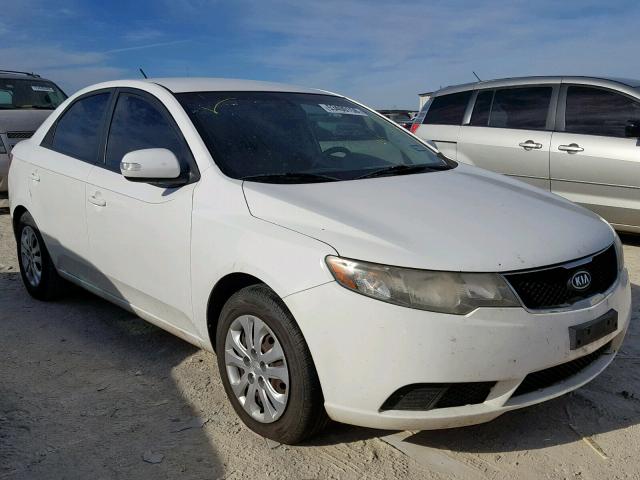 KNAFU4A28A5072068 - 2010 KIA FORTE EX WHITE photo 1