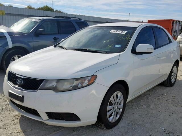 KNAFU4A28A5072068 - 2010 KIA FORTE EX WHITE photo 2