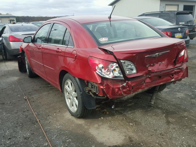 1C3LC56R27N520709 - 2007 CHRYSLER SEBRING TO RED photo 3