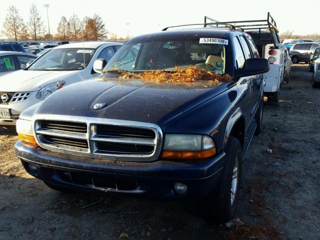 1D4HS58N03F512131 - 2003 DODGE DURANGO SL BLUE photo 9