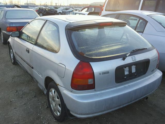 2HGEJ6325WH012704 - 1998 HONDA CIVIC CX SILVER photo 3