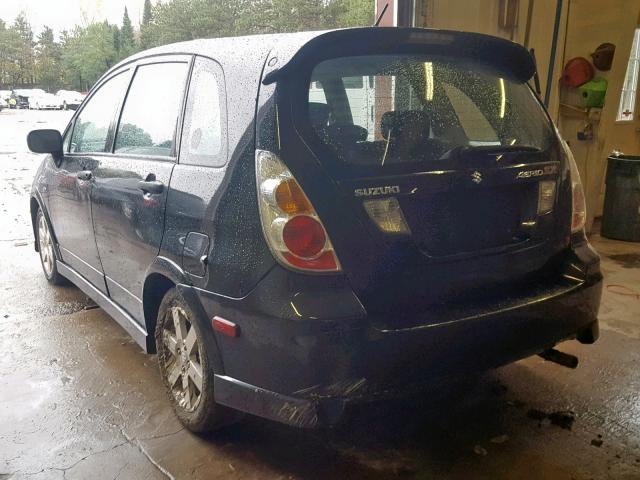 JS2RC62H465352617 - 2006 SUZUKI AERIO BLACK photo 3