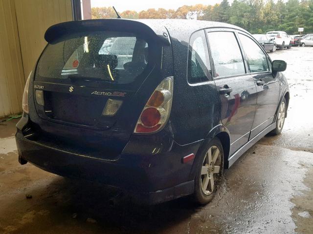 JS2RC62H465352617 - 2006 SUZUKI AERIO BLACK photo 4